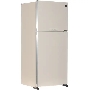 Холодильник Sharp SJ-XG55PMBE бежевый двухкамерный 394/162 л морозилка сверху