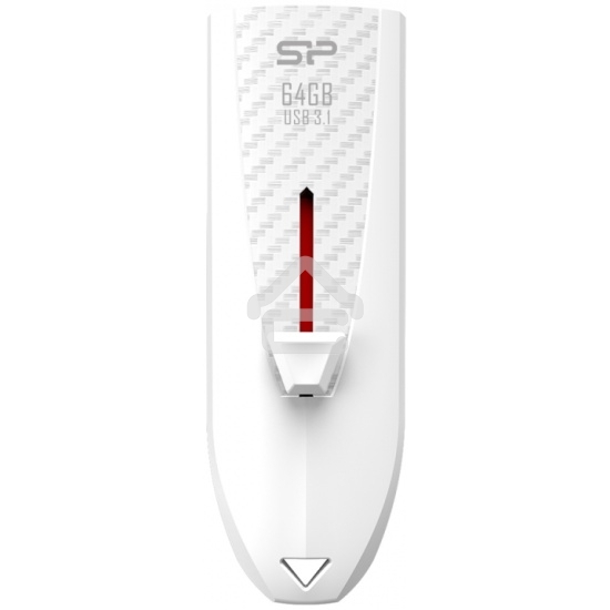 Флешка USB Silicon Power R/W 64Gb Blaze B25 SP064GBUF3B25V1W USB3.0 белый