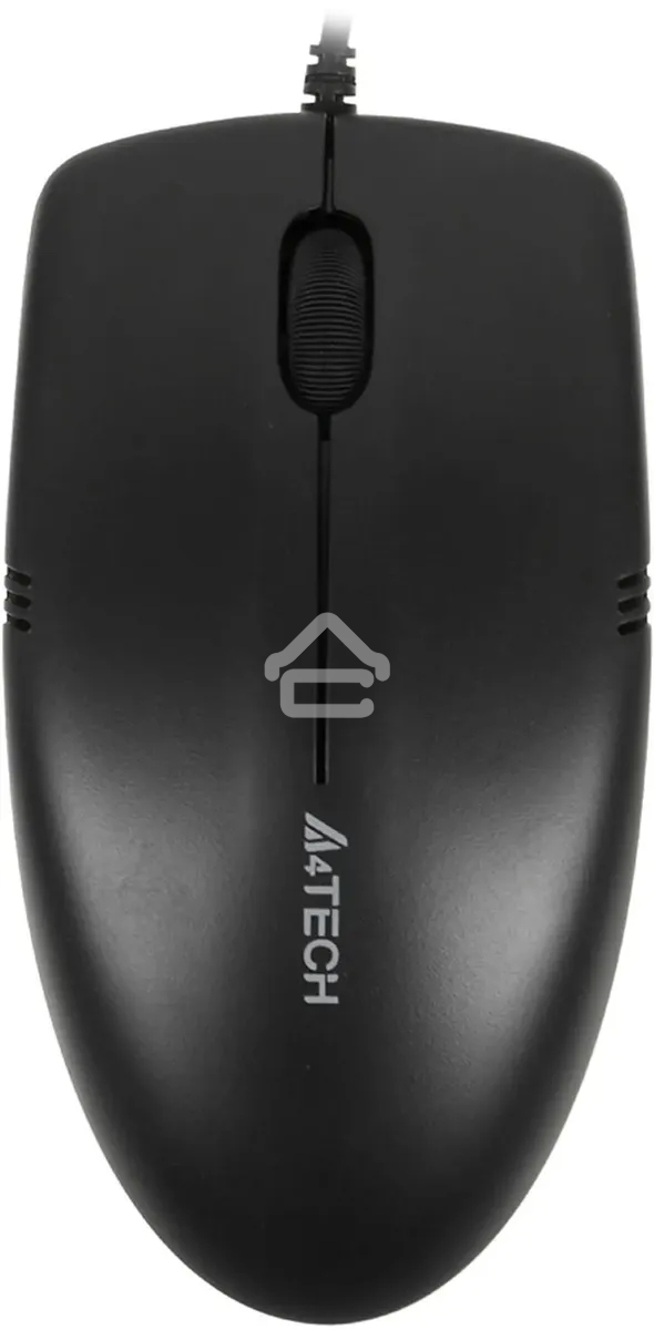 Мышь проводная A4Tech OP-530NUS черный, 1200 dpi, USB, кнопки - 3