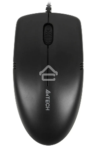 Мышь проводная A4Tech OP-530NUS черный, 1200 dpi, USB, кнопки - 3
