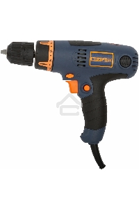 Дрель электрическая MAX-PRO  320 Вт, 0-4200об/мин, быстрозажимной патрон 0,6-6,5мм, 1 кг, резиновые вставки, кор.