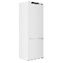 Встраиваемый холодильник Maunfeld MBF17754NFWHGR LUX Inverter белый двухкамерный 179/66 л морозилка снизу, NoFrost