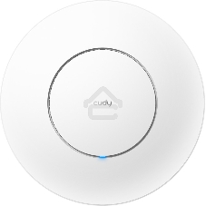 Точка доступа CUDY AC1200 Dual Band Gigabit Ceiling Mount Access Point, MT7621DAN+MT7613B+MT7603E, 867Mbps at 5GHz + 300Mbps at 2.4GHz, 1 x GbE RJ45 Port, Support 12V DC or 802.3af PoE or Passive PoE, Internal Antennas, 48V passive PoE adapter included, C