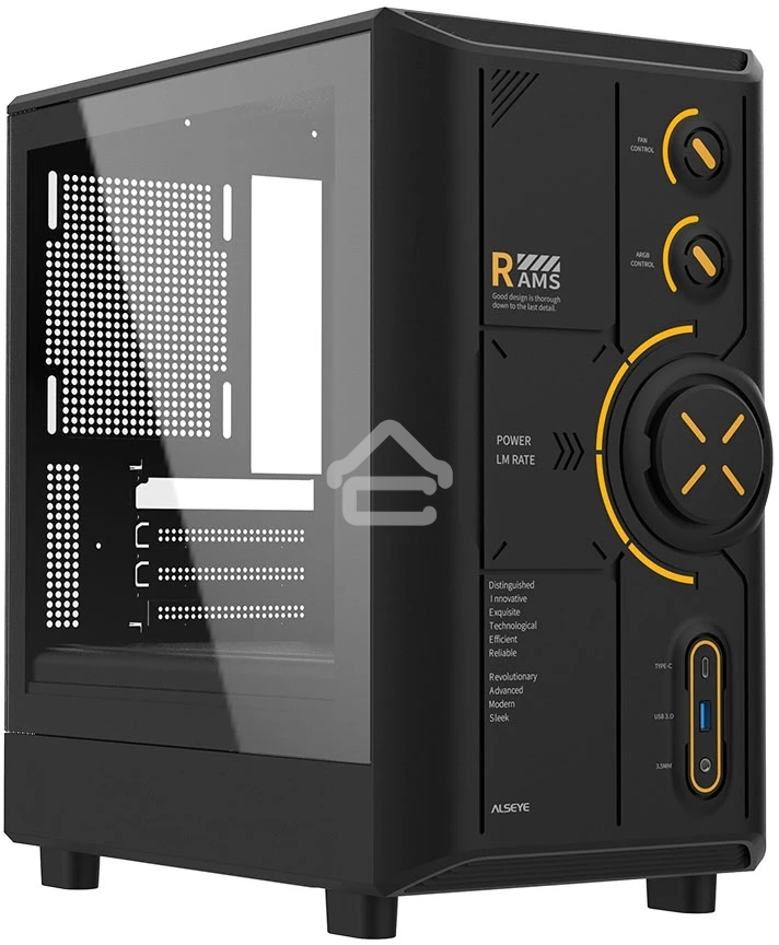 Компьютерный корпус RAMS 2.0 черный Type C