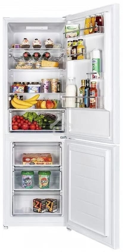 Холодильник Maunfeld MFF185SFW белый двухкамерный 213/104л морозилка снизу