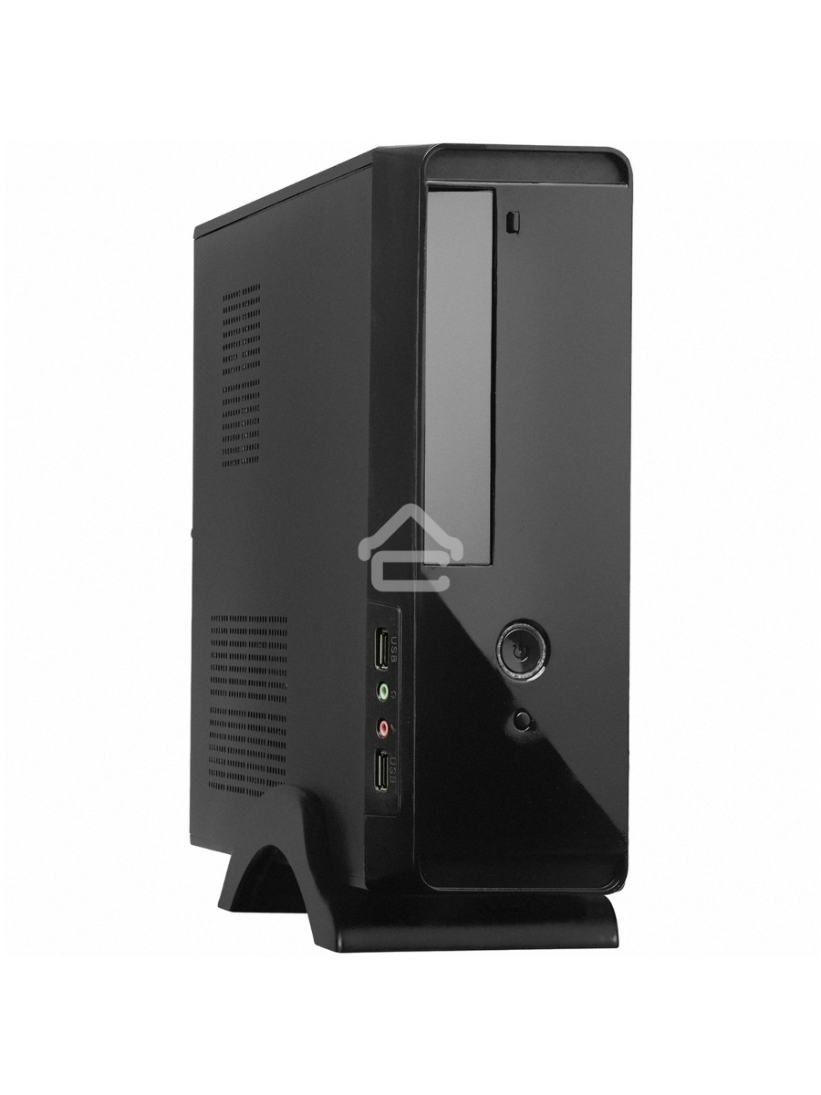 Компьютерный корпус MiniITX Exegate MI-209 Black, miniITX/mATX, <M300, 80mm>, 2*USB, Audio