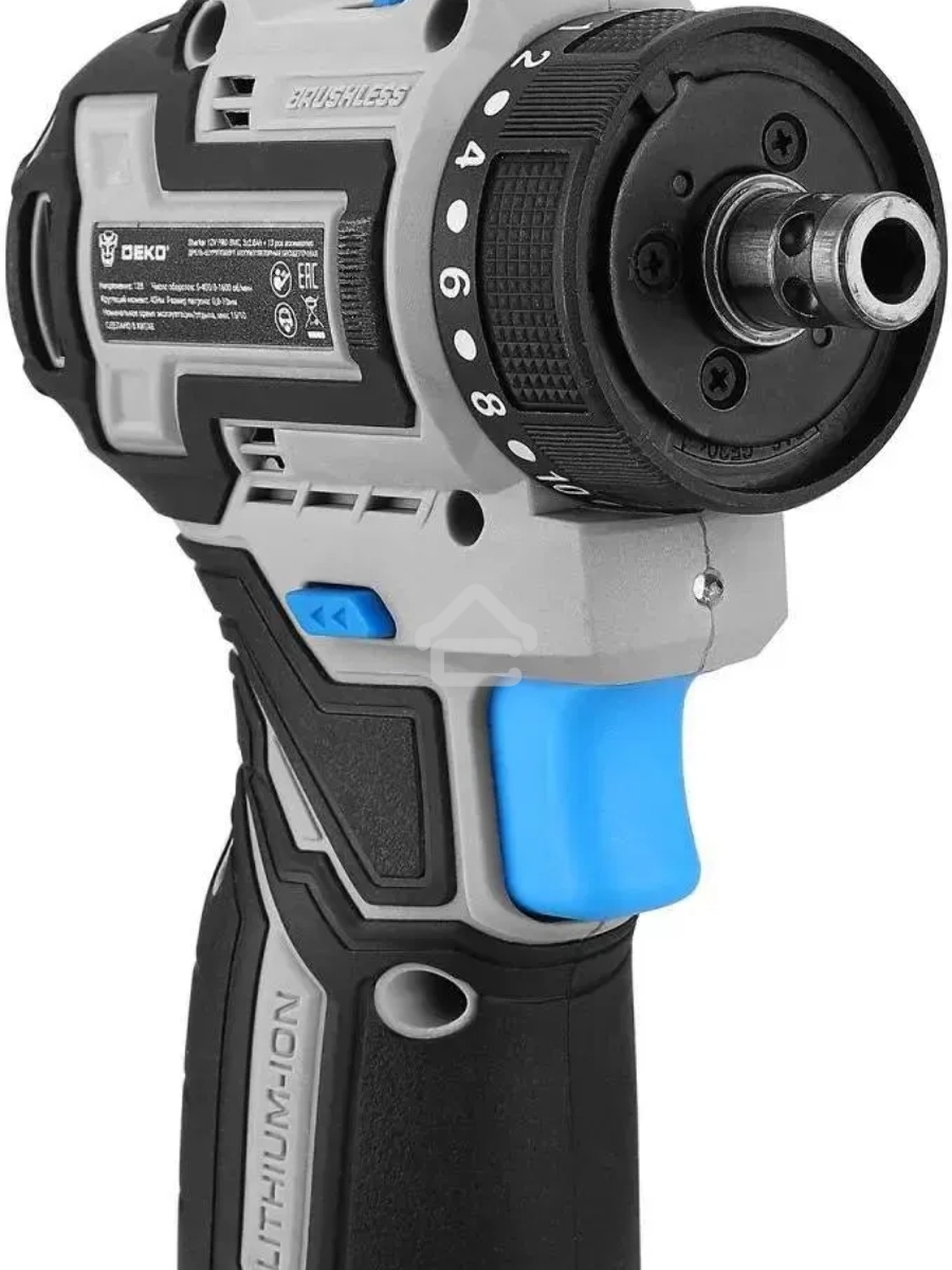 Дрель-шуруповерт Deko Loner 12V Pro 085-1122, Аккумуляторная, 12В, 2АКБ, Кейс