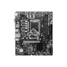 Материнская плата MSI PRO B760M-E DDR4, LGA 1700, Intel B760, 2xDDR4, 4xSATA, 1xM.2, 1xPCIe 4.0 x16, 1xPCIe 4.0 x1, 1xHDMI, 1xVGA, 1x1Gb LAN, 2xUSB-A 3.2 Gen 1, 4xUSB-A 2.0, 3x3.5 мм, 7.1, mATX