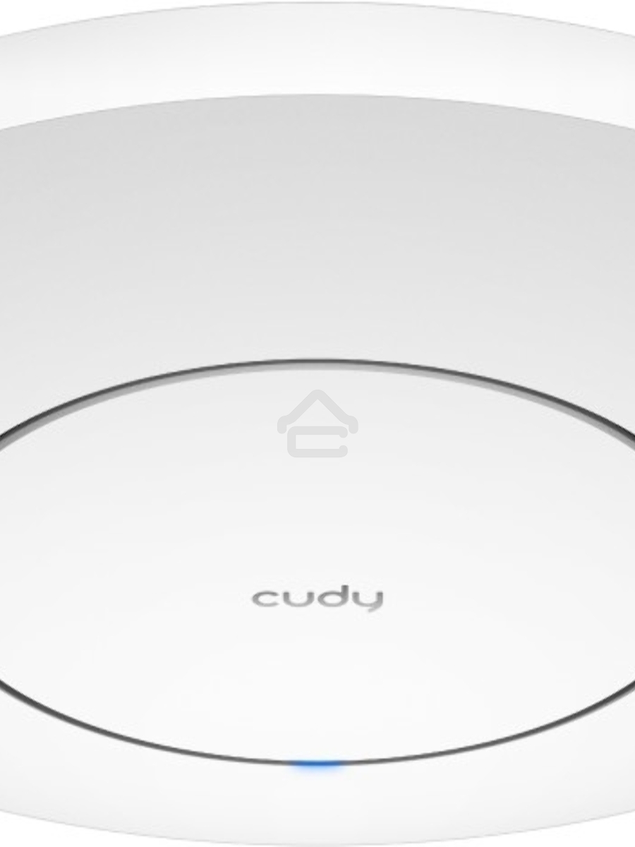 Точка доступа CUDY AC1200 Dual Band Gigabit Ceiling Mount Access Point, MT7621DAN+MT7613B+MT7603E, 867Mbps at 5GHz + 300Mbps at 2.4GHz, 1 x GbE RJ45 Port, Support 12V DC or 802.3af PoE or Passive PoE, Internal Antennas, 48V passive PoE adapter included, C