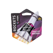Элемент питания Космос алкалиновый LR6 KOSMOS premium ROCKETS (блист. 4шт)