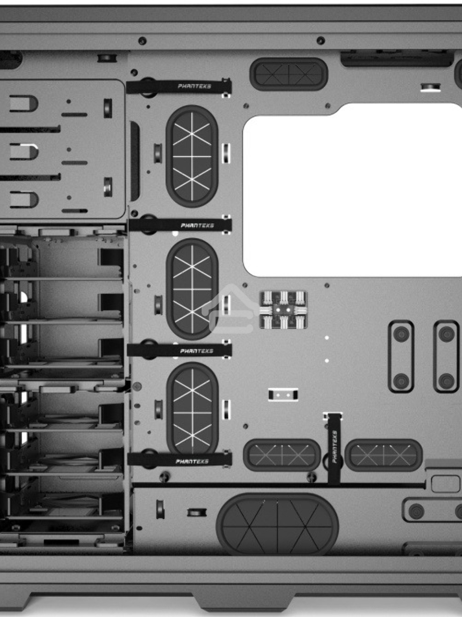 Корпус PHANTEKS Enthoo Pro Tempered Glass, Black, без БП, PWM Hub, Full-Tower