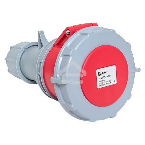 Розетка переносная EKF 2252 ps-2252-32-380 PROxima 3Р+РЕ+N 32А 380В IP67