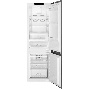 Встраиваемый холодильник SMEG C8174TNE белый двухкамерный 185/69л морозилка снизу, No Frost