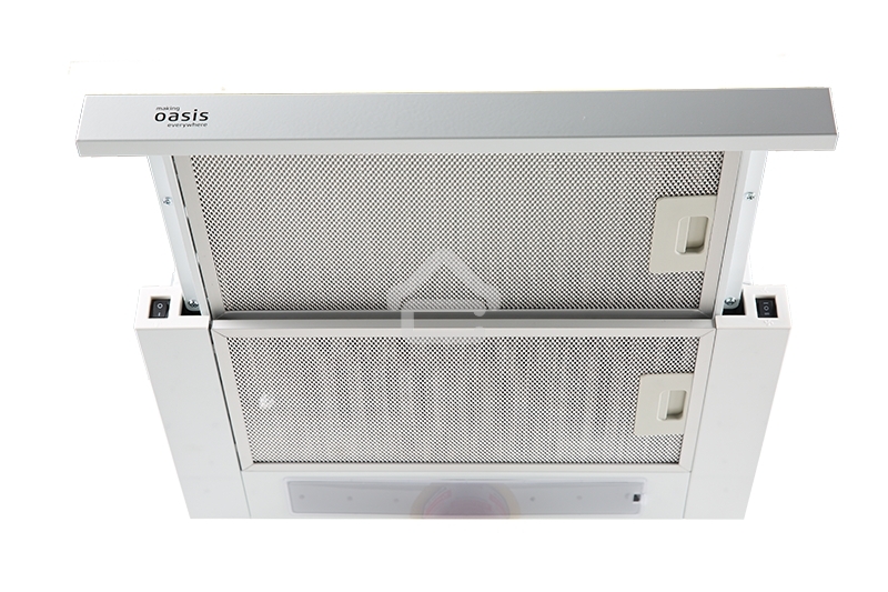 Вытяжка встраиваемая телескопическая Oasis UV-50W (F) белый, 50 см, 500 куб. м/ч, 44 дБ