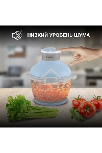 Измельчитель электрический Hyundai HYC-G4208 1.5л. 500Вт мята/серебристый
