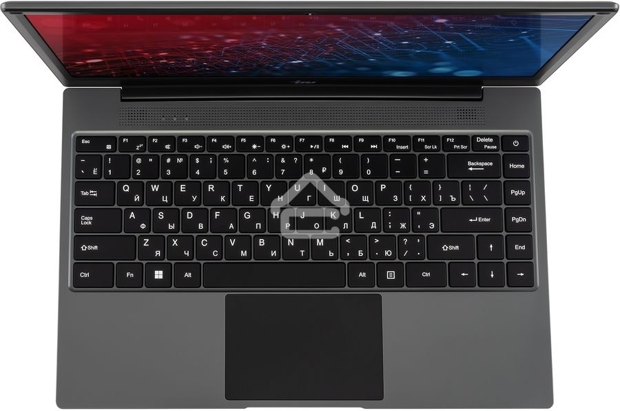 Ноутбук IRU Tactio 14RLH серый Ryzen 5 7430U 16Gb SSD256Gb AMD Radeon Graphics 14