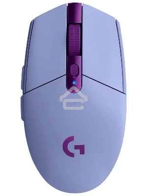 Мышь беспроводная Logitech G304 Lightspeed фиолетовый, 12000 dpi, радиоканал, USB, кнопки - 6