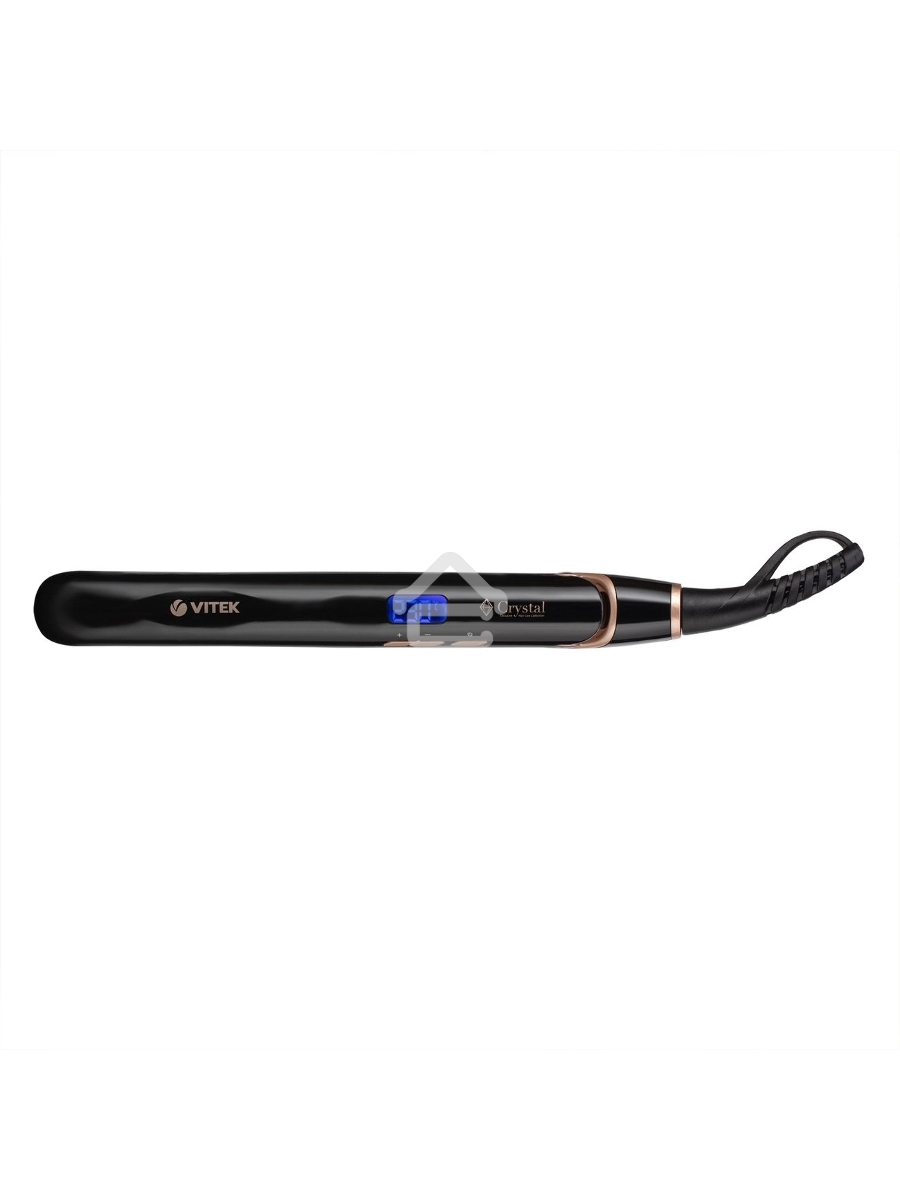 Выпрямитель Vitek Crystal VT-8410 45Вт черный макс.темп.:230С покрытие:керамико-турмалиновое