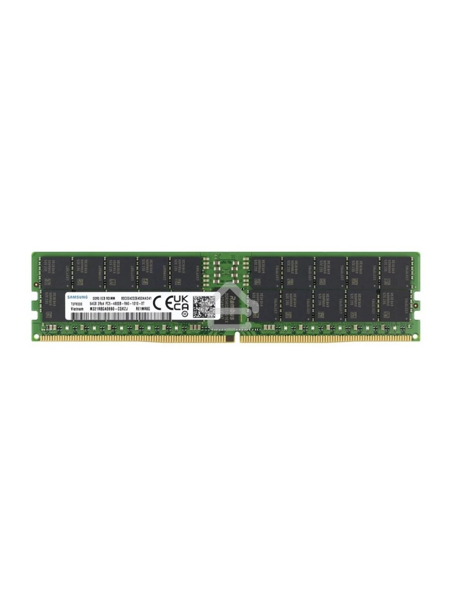 Оперативная память Samsung, DDR5, 64GB (1x64GB), 4800MHz, CL40, ECC, RDIMM, OEM