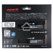 Оперативная память Patriot Viper Xtreme 5, DDR5, 48GB (2x24GB), 8200MHz, CL38, DIMM, с радиаторами, черный