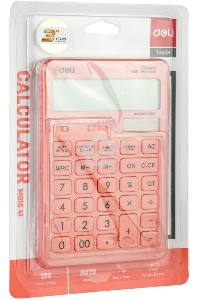 Калькулятор настольный Deli Touch EM01541 красный 12-разр.