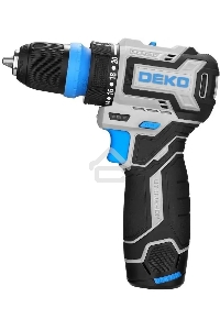 Дрель-шуруповерт Deko Loner 12V Pro 085-1122, Аккумуляторная, 12В, 2АКБ, Кейс