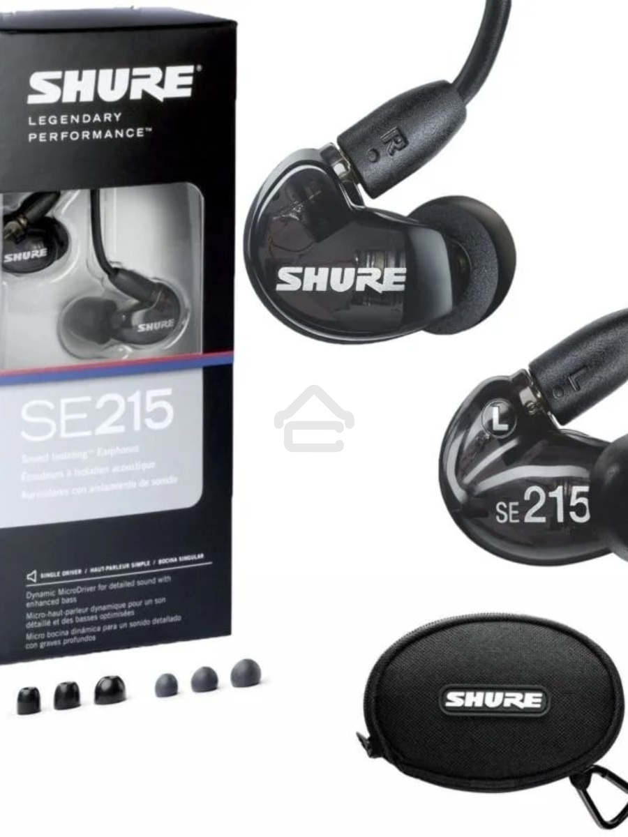 Наушники Shure SE215-K-EFS черный