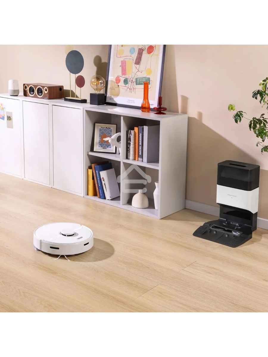 Робот-пылесос Roborock Q7+ White модель Q400RR+AED03HRR (ЗУ с автовыгрузкой мусора)