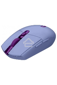 Мышь беспроводная Logitech G304 Lightspeed фиолетовый, 12000 dpi, радиоканал, USB, кнопки - 6
