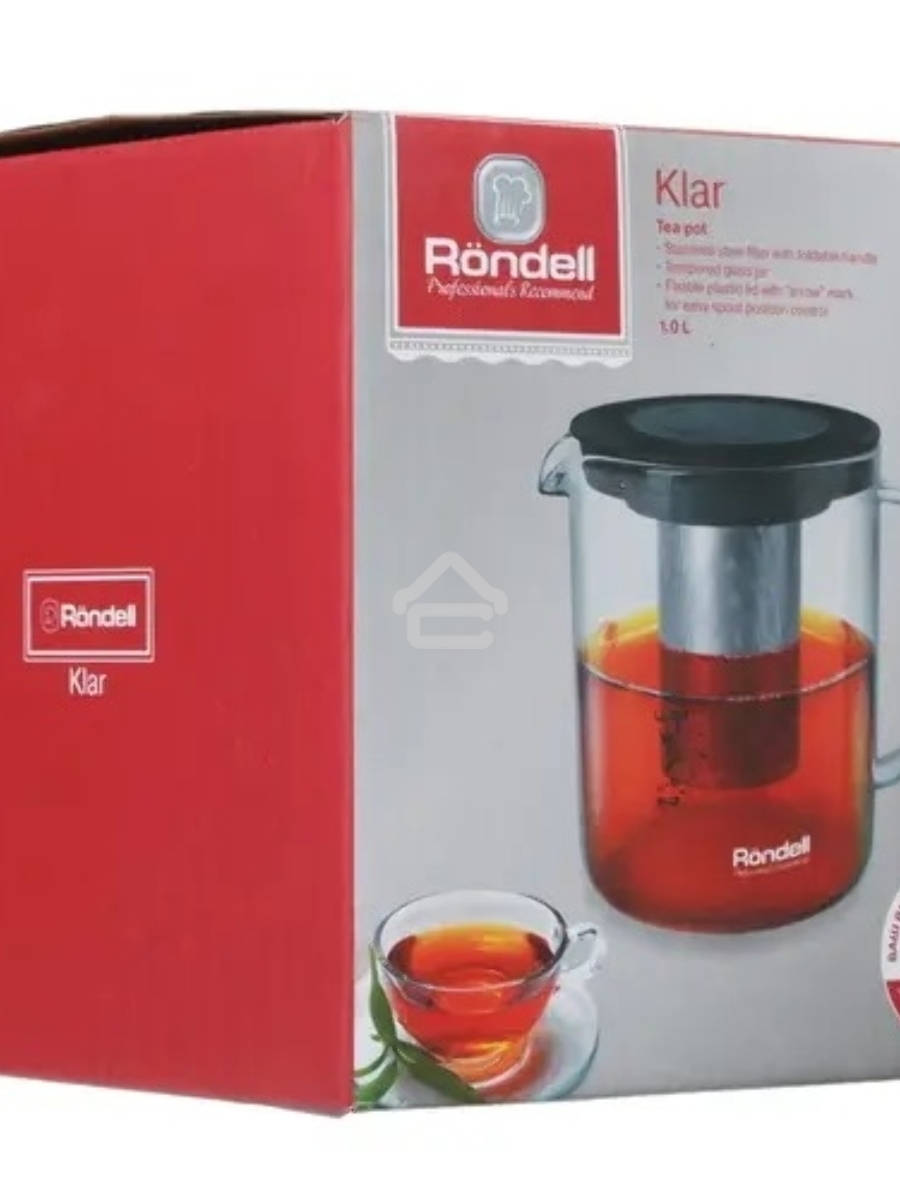 Заварочный чайник Rondell Klar RDS-1233, 1л