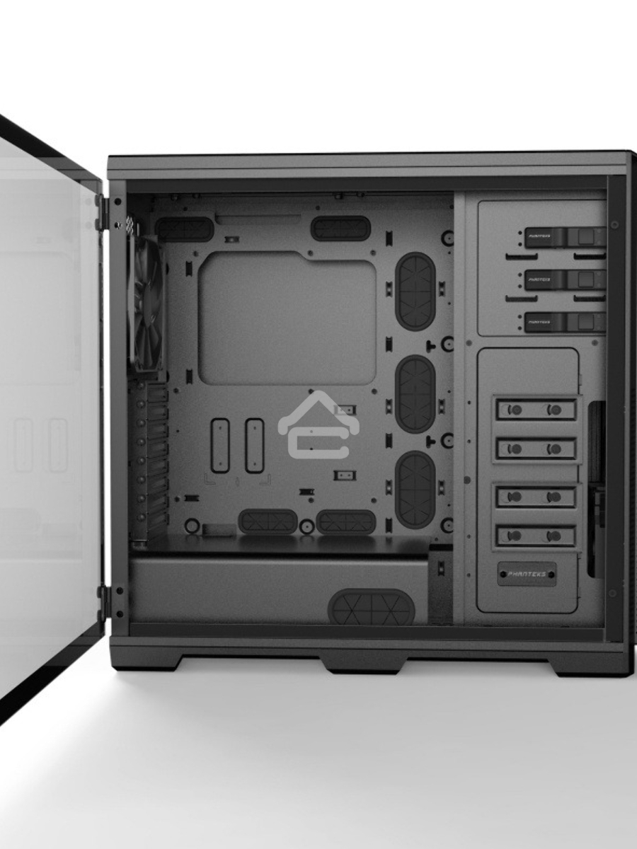 Корпус PHANTEKS Enthoo Pro Tempered Glass, Black, без БП, PWM Hub, Full-Tower