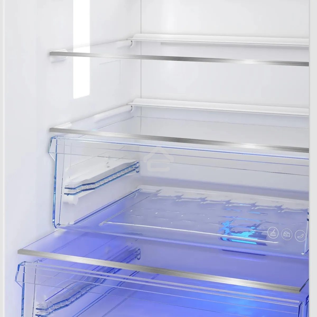 Холодильник Beko B3RCNK402HW белый двухкамерный 257/100л морозилка снизу