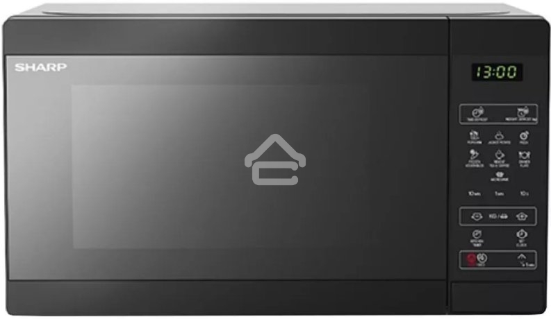 Микроволновая печь Sharp R2800RK черный, 20 л, 800 Вт, переключатели - сенсор
