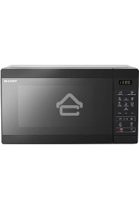 Микроволновая печь Sharp R2800RK черный, 20 л, 800 Вт, переключатели - сенсор