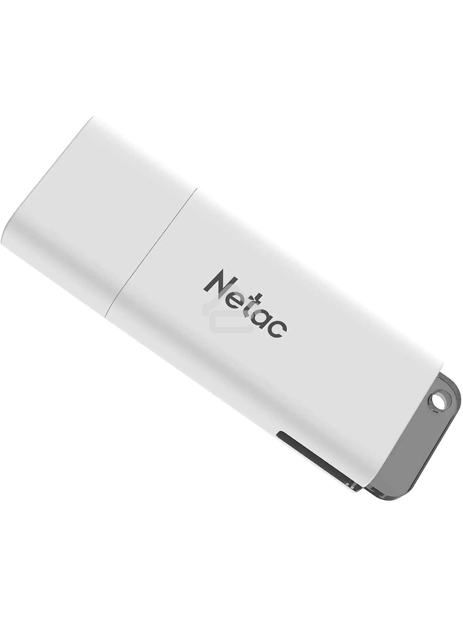 Флешка USB Netac U185, 4ГБ, USB2.0, белый NT03U185N-004G-20WH