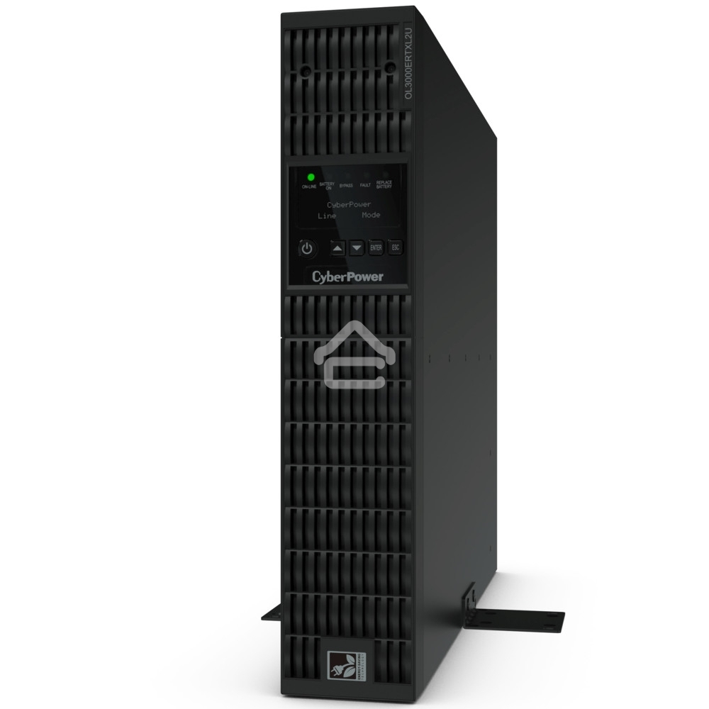 Источник бесперебойного питания Online CyberPower OL3000ERTXL2U 3000VA/2700W USB/RS-232/Dry/EPO/SNMPslot/RJ11/45/ВБМ (8 IEC С13, 1 IEC C19)