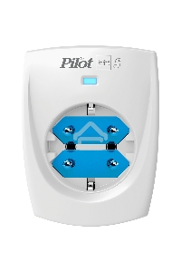 Сетевой фильтр ZIS PILOT BIT S, 1 розетка, 16А/3,5кВт, св.серый