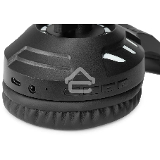 Гарнитура беспроводная/проводная с микрофоном Оклик HS-L420G черный накладные BT оголовье (1939799)