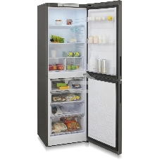 Холодильник Бирюса Б-W6031 графит матовый двухкамерный 210/135л морозилка снизу