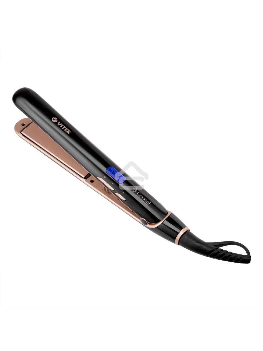 Выпрямитель Vitek Crystal VT-8410 45Вт черный макс.темп.:230С покрытие:керамико-турмалиновое