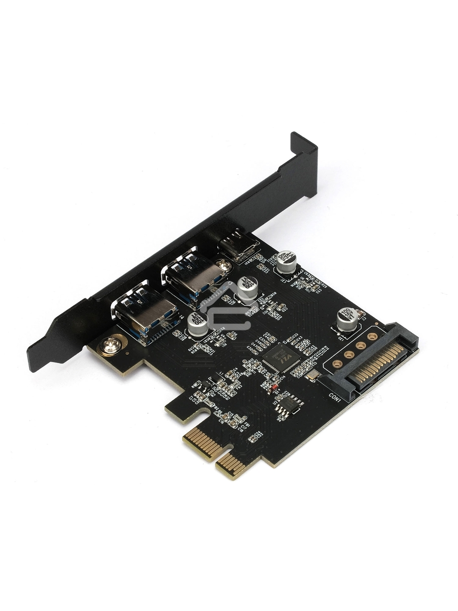 Контроллер USB 3.1 Gembird SPCR-03 в разъем PCI-e, 2xUSB-A + 1xType-C