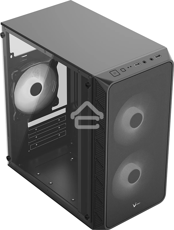 Компьютерный корпус AeroCool/Formula Air Mesh G4 черный без БП mATX 1x120мм 1xUSB 2.0 1xUSB 3.0 audio