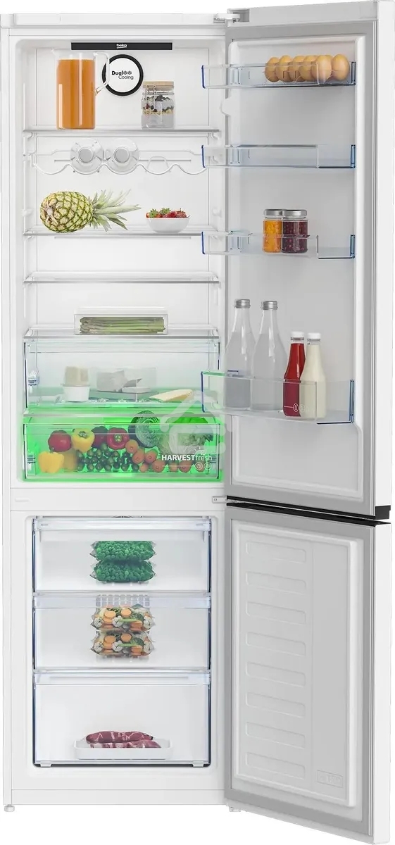 Холодильник Beko B3RCNK402HW белый двухкамерный 257/100л морозилка снизу