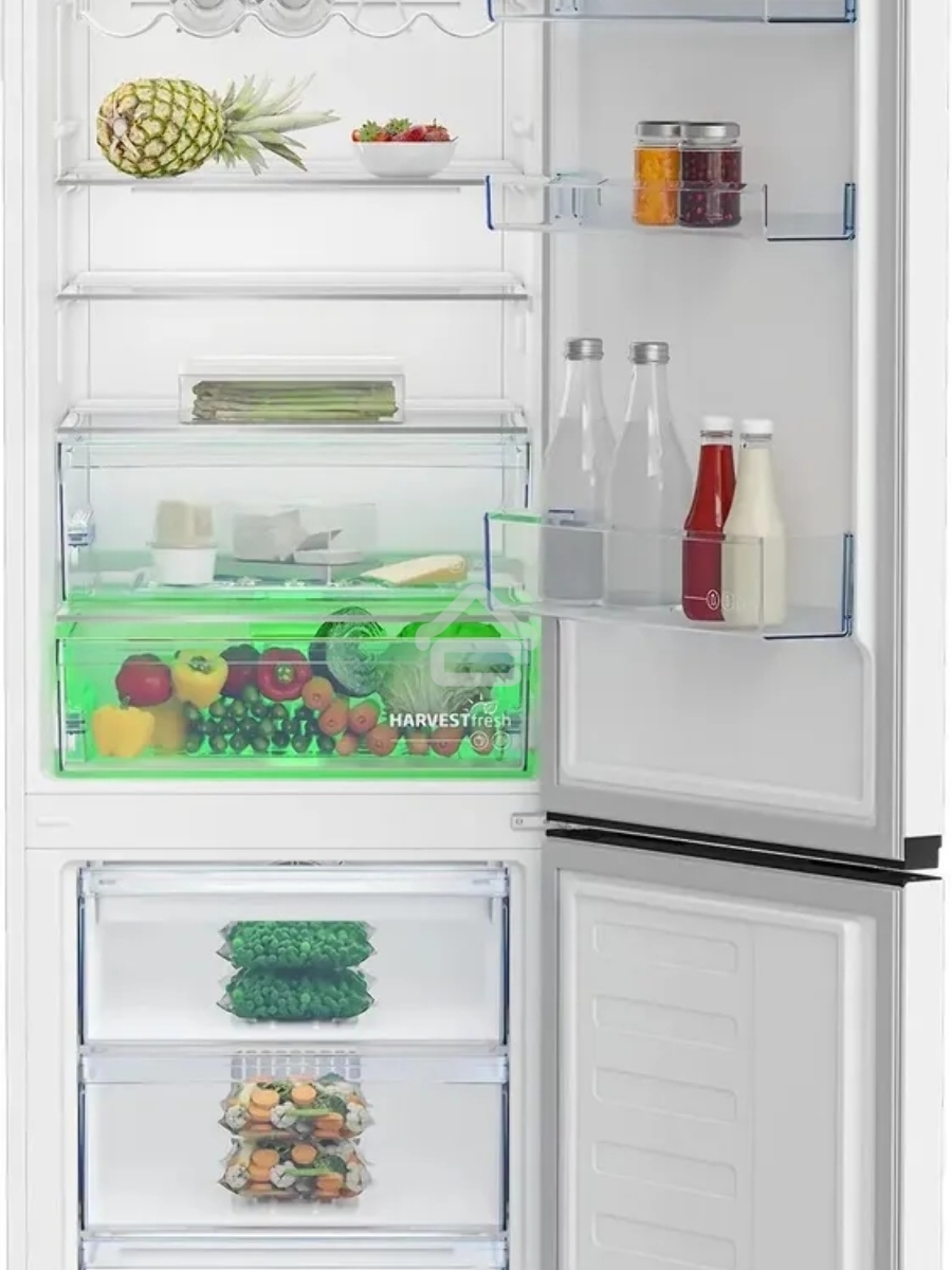Холодильник Beko B3RCNK402HW белый двухкамерный 257/100л морозилка снизу