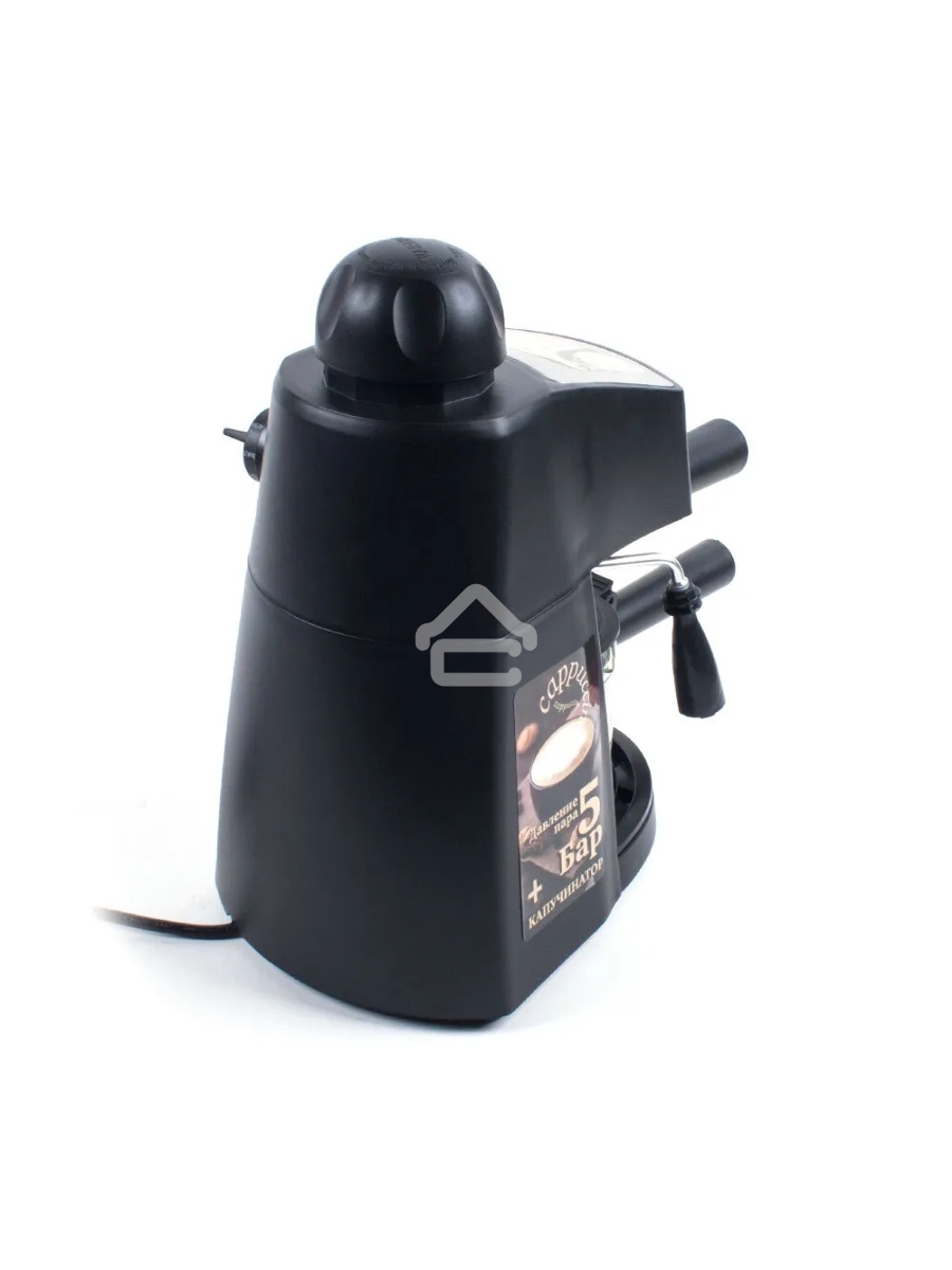 Кофеварка рожковая Endever Costa-1050 черный/стальной, исп. кофе - молотый, 0,2 л, 900 Вт, 5 бар