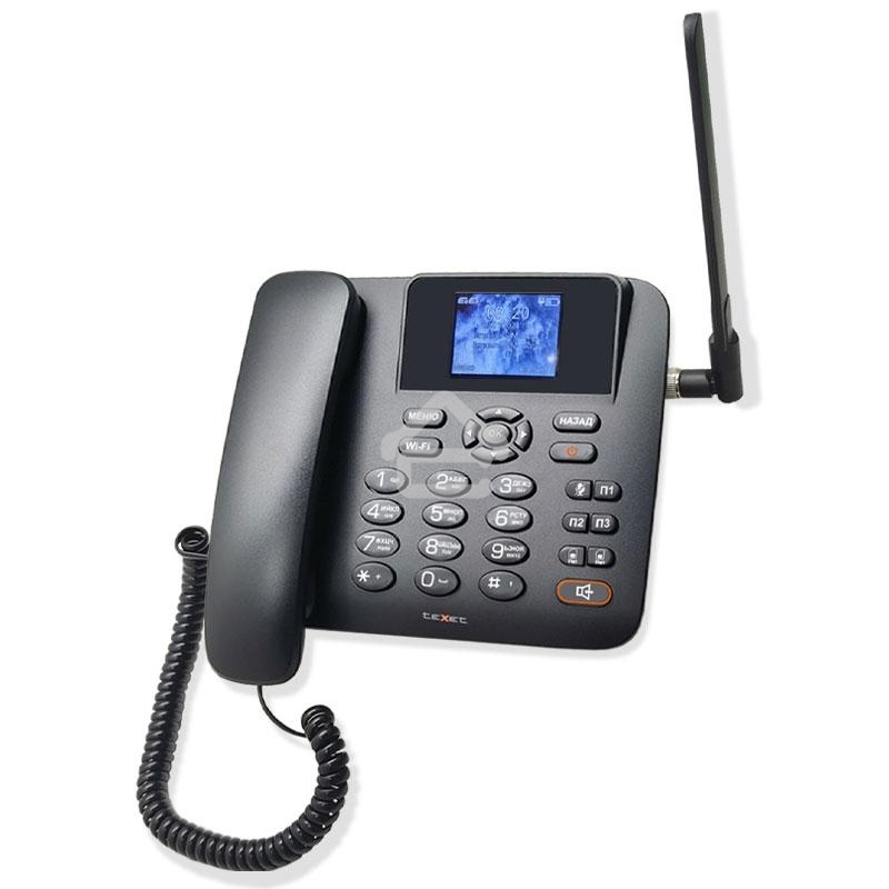 Стационарный сотовый телефон GSM teXet FX-200 цвет черный