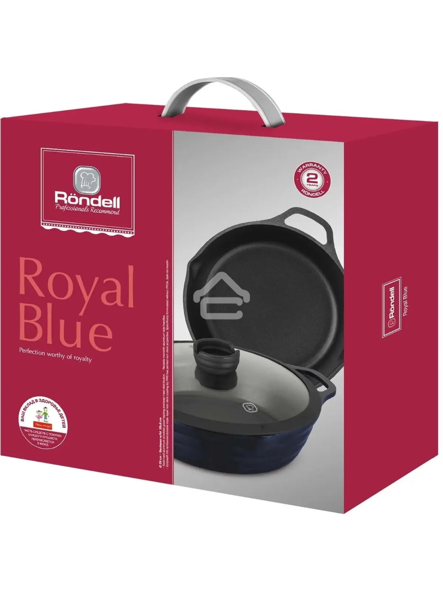 Сотейник с/кр 28х8 см Rondell RDA-1547 Royal Blue