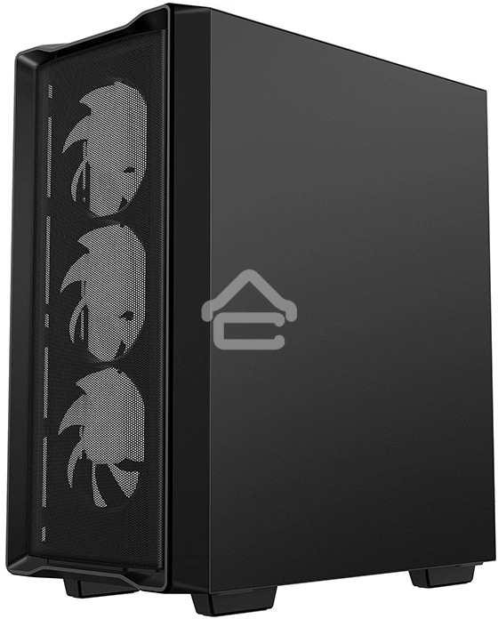 Компьютерный корпус Deepcool CC560 MESH V2 черный без БП ATX 4x120мм 5x140мм 2xUSB 3.0 audio bott PSU