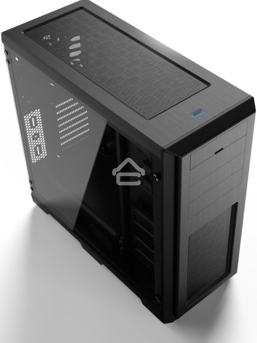 Корпус PHANTEKS Enthoo Pro Tempered Glass, Black, без БП, PWM Hub, Full-Tower