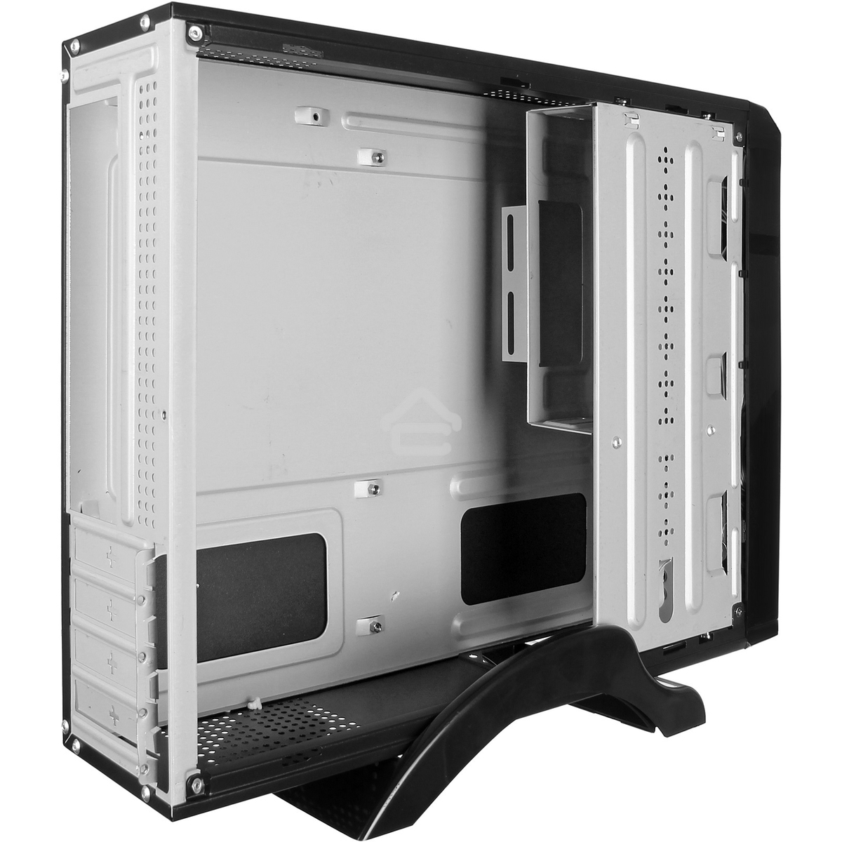 Компьютерный корпус Desktop ExeGate MI-207U-300W-8 (miniITX/mATX, БП M300 с вент. 8см, 1*USB+1*USB 3.0, аудио, черный)